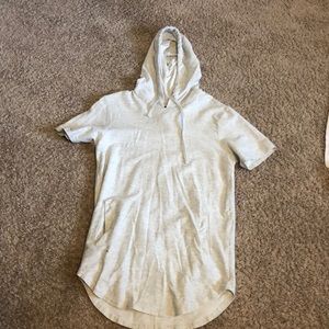 PacSun White Short Sleeve Hoodie